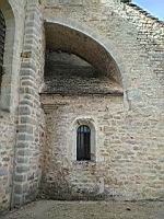 Mont-Saint-Vincent, Eglise, Chevet, Contrefort (1)